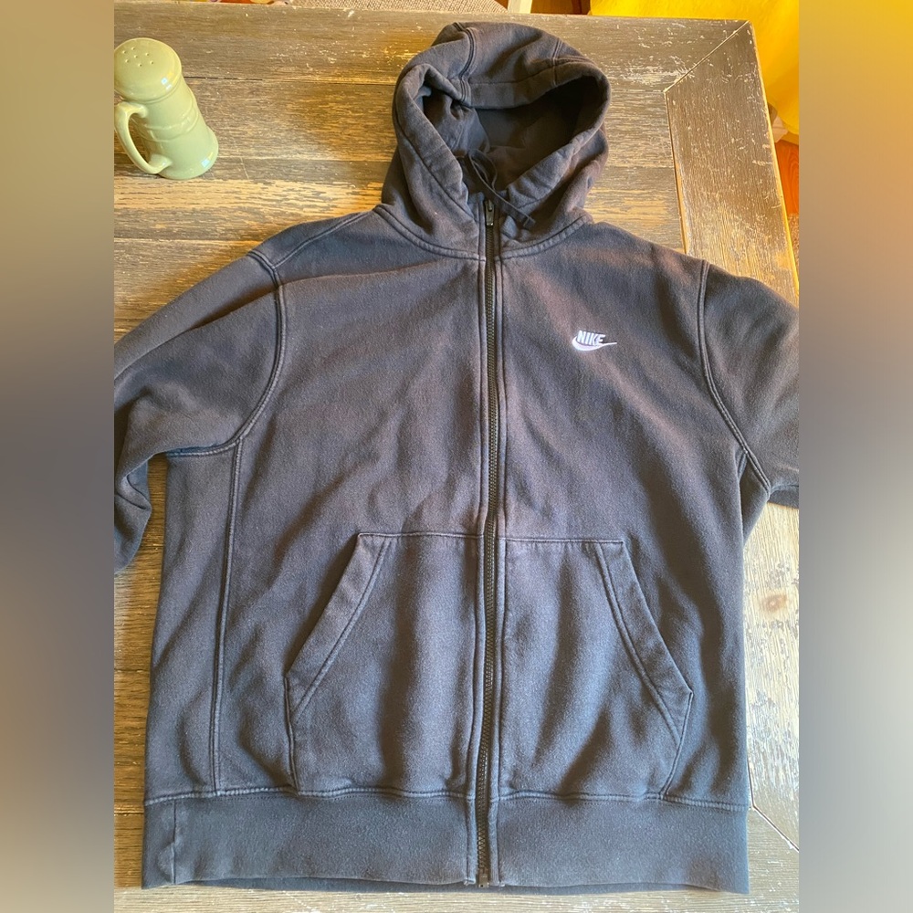 Nike Black Zip-Up Hoodie